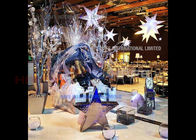 HAFE Colorful Changing Led Inflatable Led Star , Decoration Hanging Star 100W