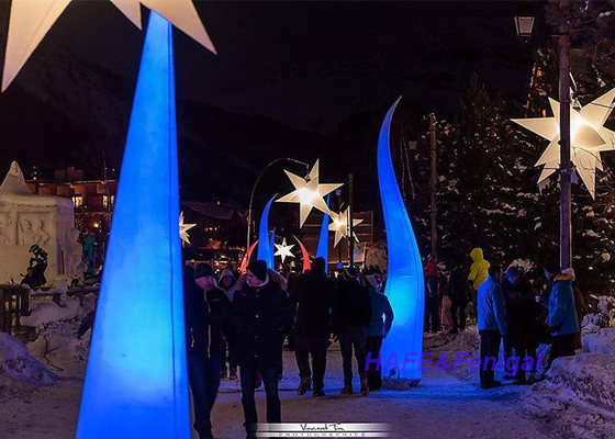 Customized Star Inflatable Lighting Decoration Party Event Atmosphere