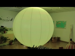 2.2m Round 20W RGB LED Lighting Balloon With Fan Base For Exhibitions