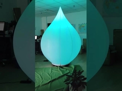 Lotus-Shaped Inflatable RGB Lighting Balloon, Designed For Curators And Designers