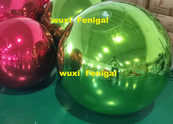 Inflatable Mirror Balloons, Reflective Shiny Balls, Colorful Balloons For Events Decor