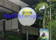 Event Exhibition Inflatable Lighting Decoration Balloon Tripod Custom LED 400W 4m