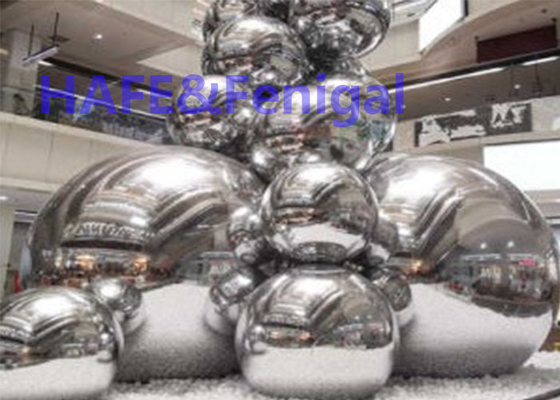 Helium Filled Inflatable Mirror Balloon Holiday Event Decorations 3m Spherical