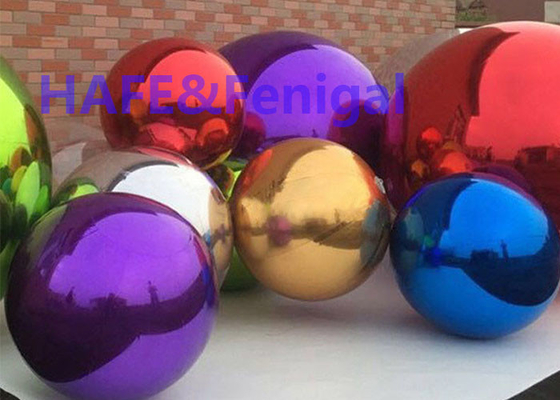 Helium Filled Inflatable Mirror Balloon Holiday Event Decorations 3m Spherical