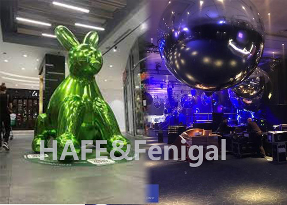 Animal Shape Inflatable Mirror Balloon Exhibition Event Decoration 1.5m 700w