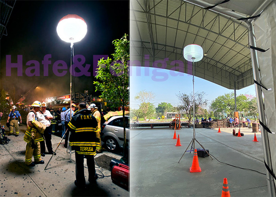Dimmable Glare-free 400W LED Safety Lighting Balloon for Rescue and Construction