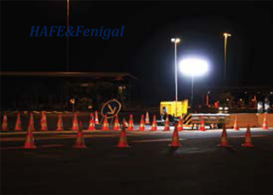 1000W Portable Balloon Lights Mobile Tower For Road Construction