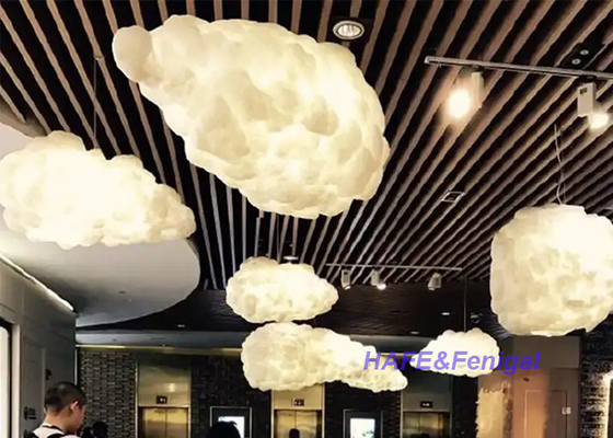 Modern White Cloud Chandelier Light Cloud Pendant Lamp Floating Cloud Lamp