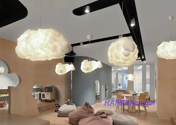 Modern White Cloud Chandelier Light Cloud Pendant Lamp Floating Cloud Lamp