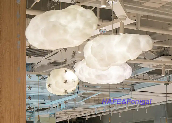 White Cloud Chandelier Light For Indoor Living Room Dining Room Led Hanging Modern For Interior Decor