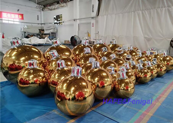 Commercial Decorative PVC Inflatable Ball Handing Inflatable Mirror Ball Big Shiny Ball Decoration