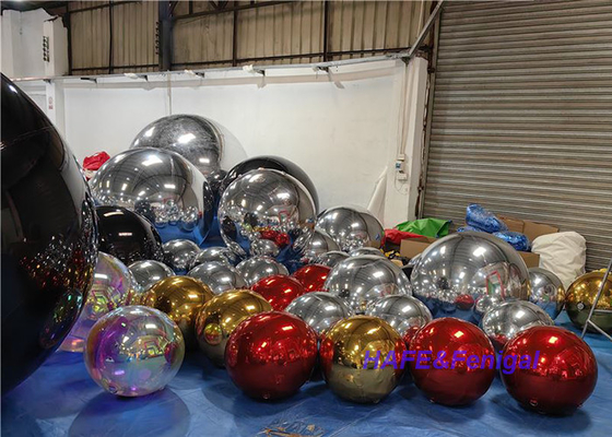 Inflatable Mirror Balloons, Reflective Shiny Balls, Colorful Balloons For Events Decor