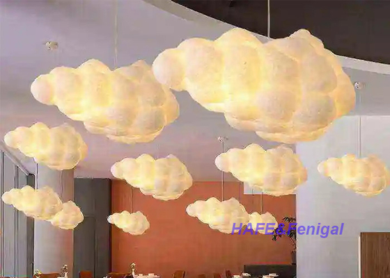 Creative Led Floating Clouds Chandeliers Hanging Lamps White Nordic Lamp Modern