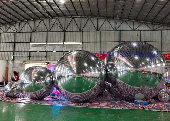 Factory Custom Large Inflatable Mirror Ball For Advertising