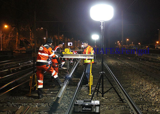 Uniform Anti Glare Lights Temporary Construction With Outdoor Portable 3600w Metal Halide High Performance