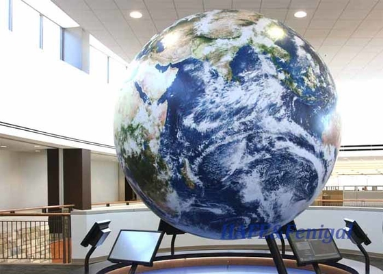 1m 2m 3m Customized Planet Design White Or Dimmable PVC Led Event Lighting Balloon For Sale
