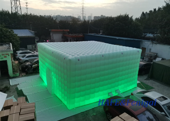 Outdoor Commercial White Giant  Inflatable Light Tent LED Inflatable Nightclub