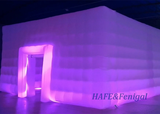 Outdoor Commercial White Giant  Inflatable Light Tent LED Inflatable Nightclub