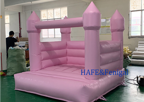 Party Mini Small Pvc Inflatable White/blue/pink Castle Bounce House Support Customization