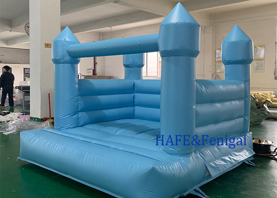 Party Mini Small Pvc Inflatable White/blue/pink Castle Bounce House Support Customization
