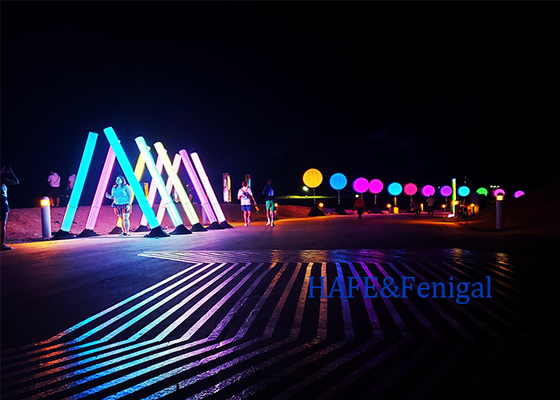 Outdoor Decoration Light Waterproof IP65 LED Outdoor Smart RGB Applicable To Park Plaza Mall