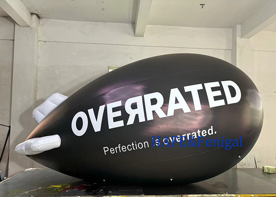 Commercial Custom PVC Helium Balloon Inflatable Inflatable Advertising Blimp With LED Light