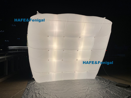 3.6kw Pad Helium Led With 4 Skirts DMX Control Bi-Color Outdoors Film Cinema Lighting Balloon