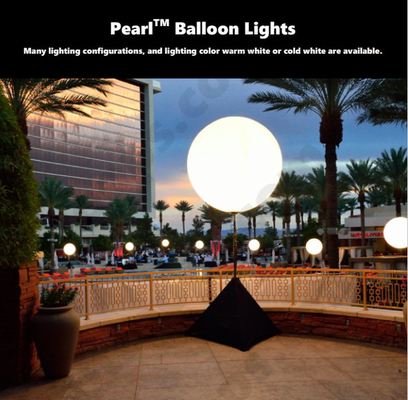 Airstar Type 400W Inflatable LED White Sphere Event Lighting Balloon Customized For Sale
