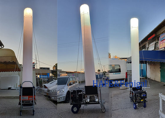 Easy Setup Inflatable Light Tower Offering Bright and Uniform Lighting for Outdoor Industrial and Event Applications