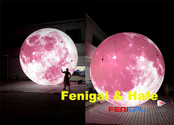 3 To 6m Helium Filled Illuminated Event Lighting Balloon For Saudi Arabia National Day