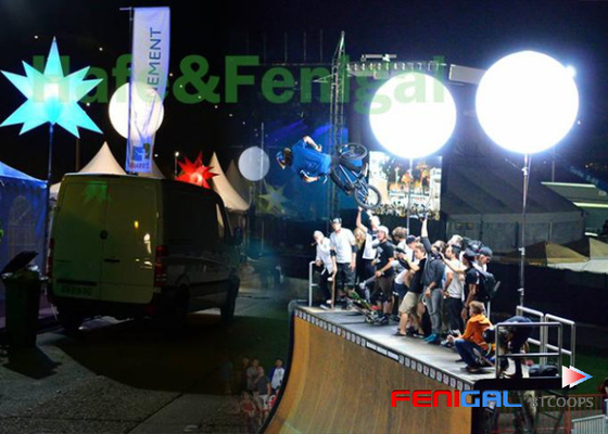 90cm Inflatable RGB LED Event Lighting Balloon 400w/800w For Outdoor Camping Parties Decoration