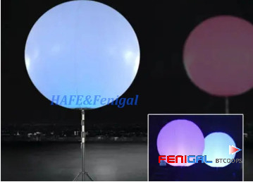 Wedding And Party Inflatable RGB LED Event Lighting Balloon With Tripod Stand