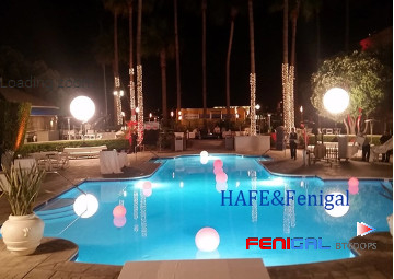 800W Inflatable Led Light Incorporating Halogen Lamp Inflatable Led Event Lighting Balloon Decoration