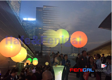 Colorful 1.6m Inflatable LED Event Lighting Balloon For Outdoor Decoration Muse Series 160CM