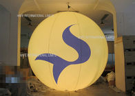 2.5M Diameter Hanging Suspended Inflatable Light Balloon With 2000W Halogen Lamp