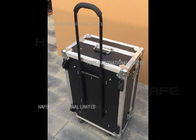 Exhibit Used Ata Flight Road Case Transportation Box Colorful Two Liftout Trays Attached