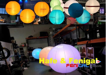 Advertising Inflatable Event Lighting Balloon For Exhibition With 120V And 220V Voltage Options