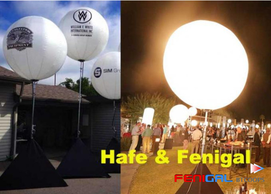 Advertising Inflatable Event Lighting Balloon For Exhibition With 120V And 220V Voltage Options