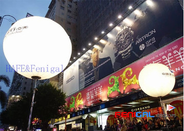 Customizable 220V LED Inflatable Event Lighting Balloon For Exhibition Decoration Hangable Design