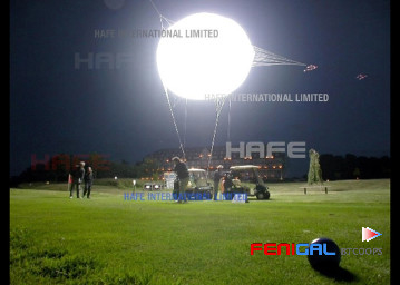 3 M Giant Moon Shaped Helium Event Lighting Balloon Indoor Outdoor Events AC/DC Powered