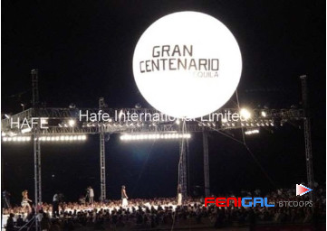 Illuminated 220V/230V 3.8M 12.5ft Moon Led Event Lighting Balloon Party Balloons