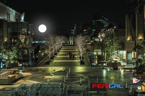 Moon Series Helium Balloon Lights With 2400W HMI Lamp LED Event Lighting Balloon Flying Decorations