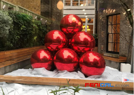 Christmas Decorative Inflatable Balloon PVC Inflatable Mirror Ball 40cm-2m Decoration Mirror Balloons