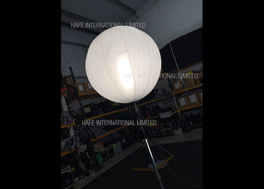 Airstar Type 400W Inflatable LED White Sphere Event Lighting Balloon Customized For Sale