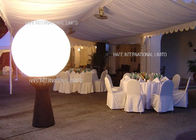 Intelligent Inflatable LED Lighting Decoration 50W 100W Sphere Shaped RGB / White Ball