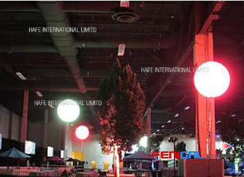 230 V 1.2 M Tripod Event Lighting Balloon Fixture Inflated By Air 400 W Metal Halide Lamp