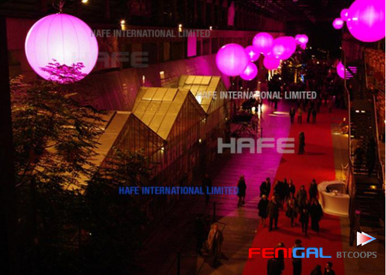 LED DMX512 Inflatable Moon Balloon Hanging Use Event Illumination Lighting Balloon
