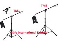 Photography Video Tripod Light Stand , Universal Sandbag Live Boom Stand With Tilt Arm