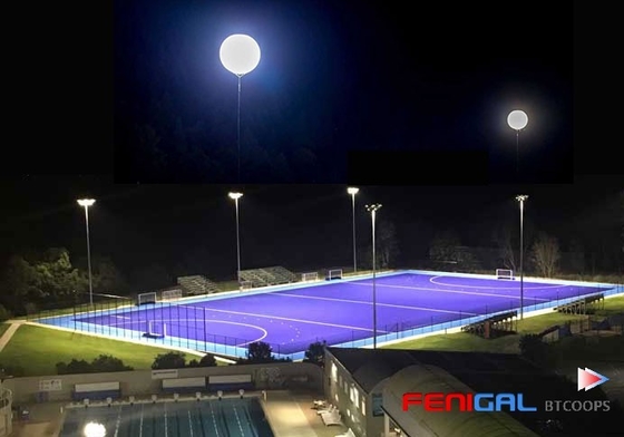 4.5m Lighted Inflatable Planet Moon Event Lighting Balloon For Advertisement Decoration