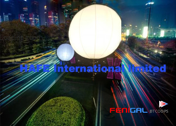 800W Dual White 80000Lm Moon Balloon Light Mountable On Tripod Or Truss